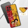One Piece Luffy Brother Case for Honor 200 400 Lite 8X Magic5Lite X8 70 X7 90 X5b X6 X9a Black Soft Phone Cover