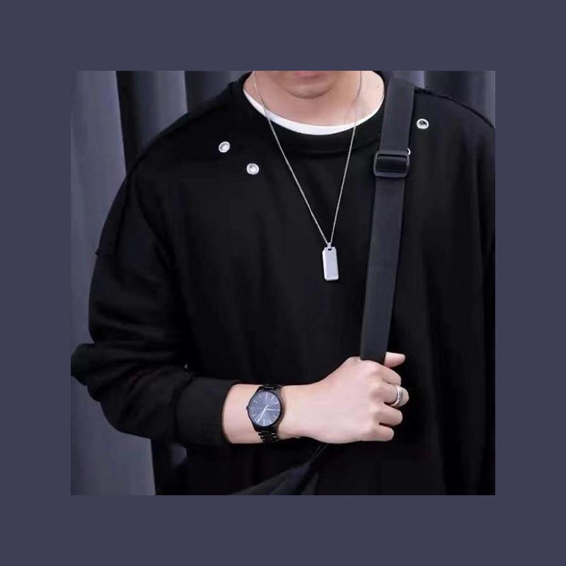 Calvin Klein CK Industrial Metal Series Stainless Steel Necklace Men's 2758034 35000051-steel color