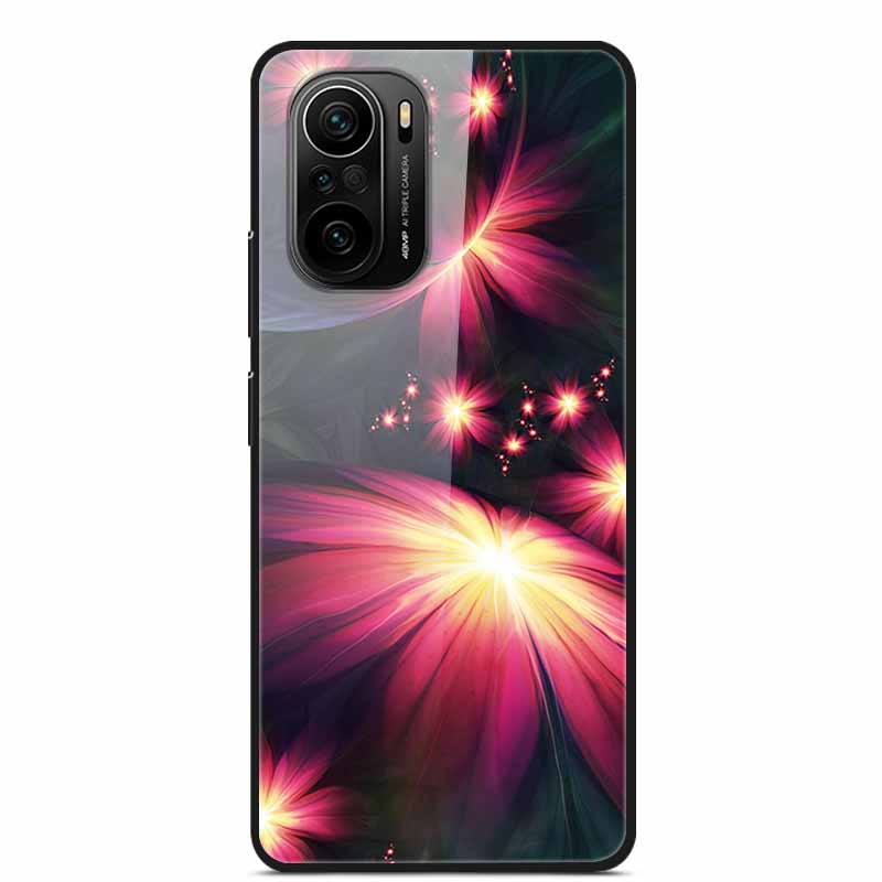 For Xiaomi Poco F3 Case Tempered Glass Hard PC Phone Back Cover For Xiaomi POCO F3 5G Cases Shells PocoF3 F 3 2021 6.67'' Coque