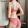 DKGEA Women Thin Brassiere Sexy Bra Set Lace Underwear Plus Size D E Cup