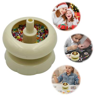 Bead Spinner Spinning Bead Bowl Plastic Bead Loader Beading Spinner for Making Waist Bracelets Necklace