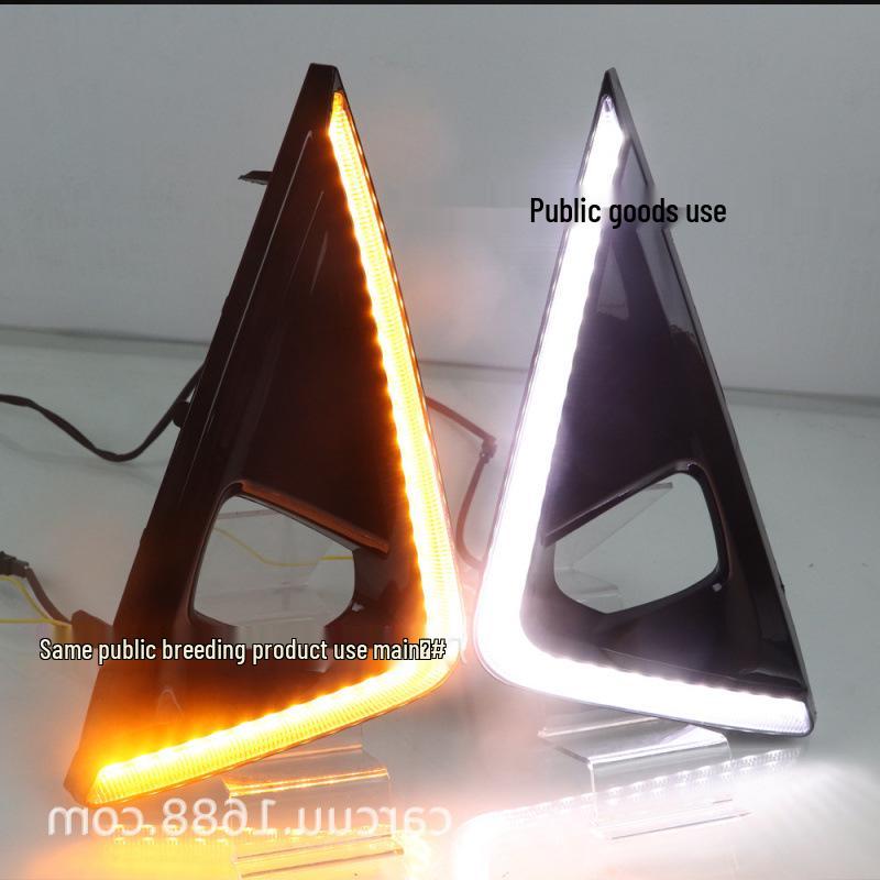 18-19 Toyota Alphard Zweifarbig LED Tagfahrlicht & Niedrige Nebelscheinwerfer