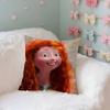 Princess Brave Merida Case Plush Fabric Soft Pillowcase Double Sided Print Cushion Cover Household Gifts