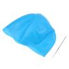 Capuchon de mèches de cheveux en Silicone bleu, avec aiguille, capuchon de coloration, outils de coiffure