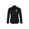 VERSACE JEANS COUTURE SS22 Mens Cotton Embroidered Long-Sleeve Shirt Black 72GAL2S6-CN001-899