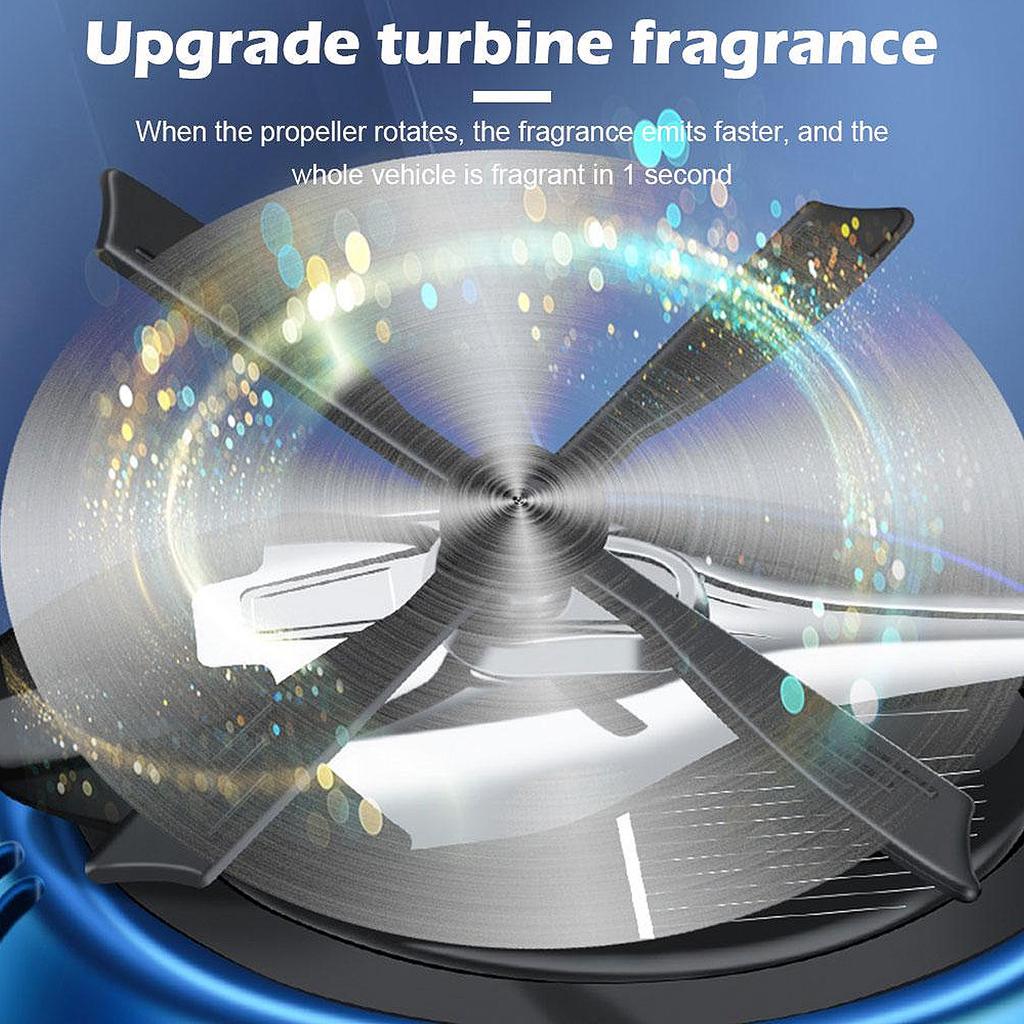 Helicopter Car Air Fresheners Rotating Solar Car Fresheners Airplane Car Perfume Relieve Stress & Purifie Odors for Home