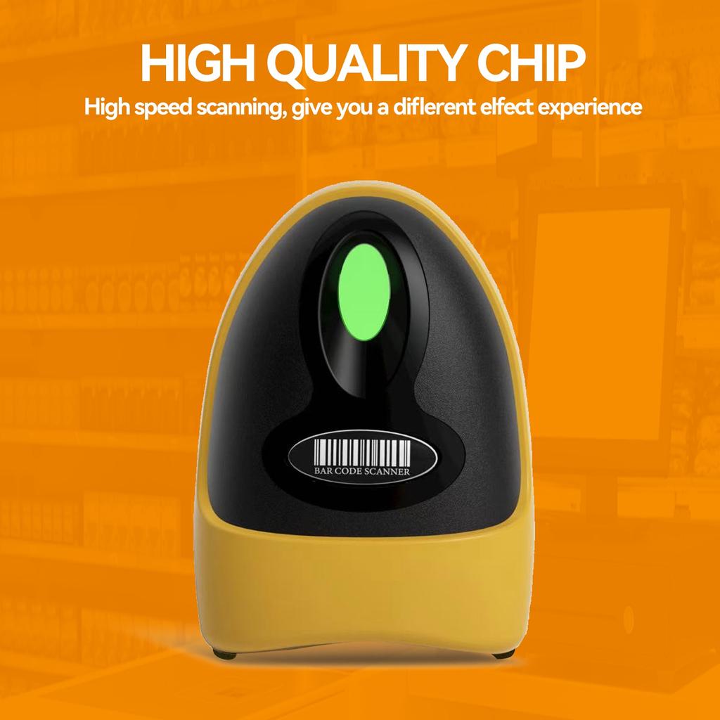 Handheld tragbarer 2D 1D Barcode-Scanner Kabelgebunden/2,4G Drahtlos/Bluetooth Barcode-Lesegerät für Supermarkt Logistik Produkt