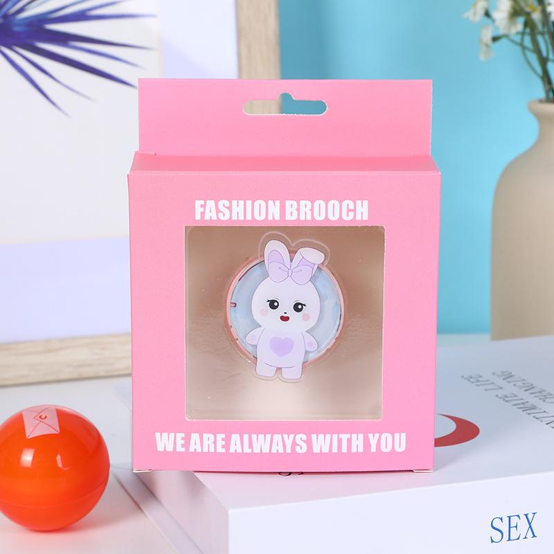 SEVENTEEN, Stray Kids, (G)I-DLE, Treasure Monster Cartoon Acryl Brosche Stern