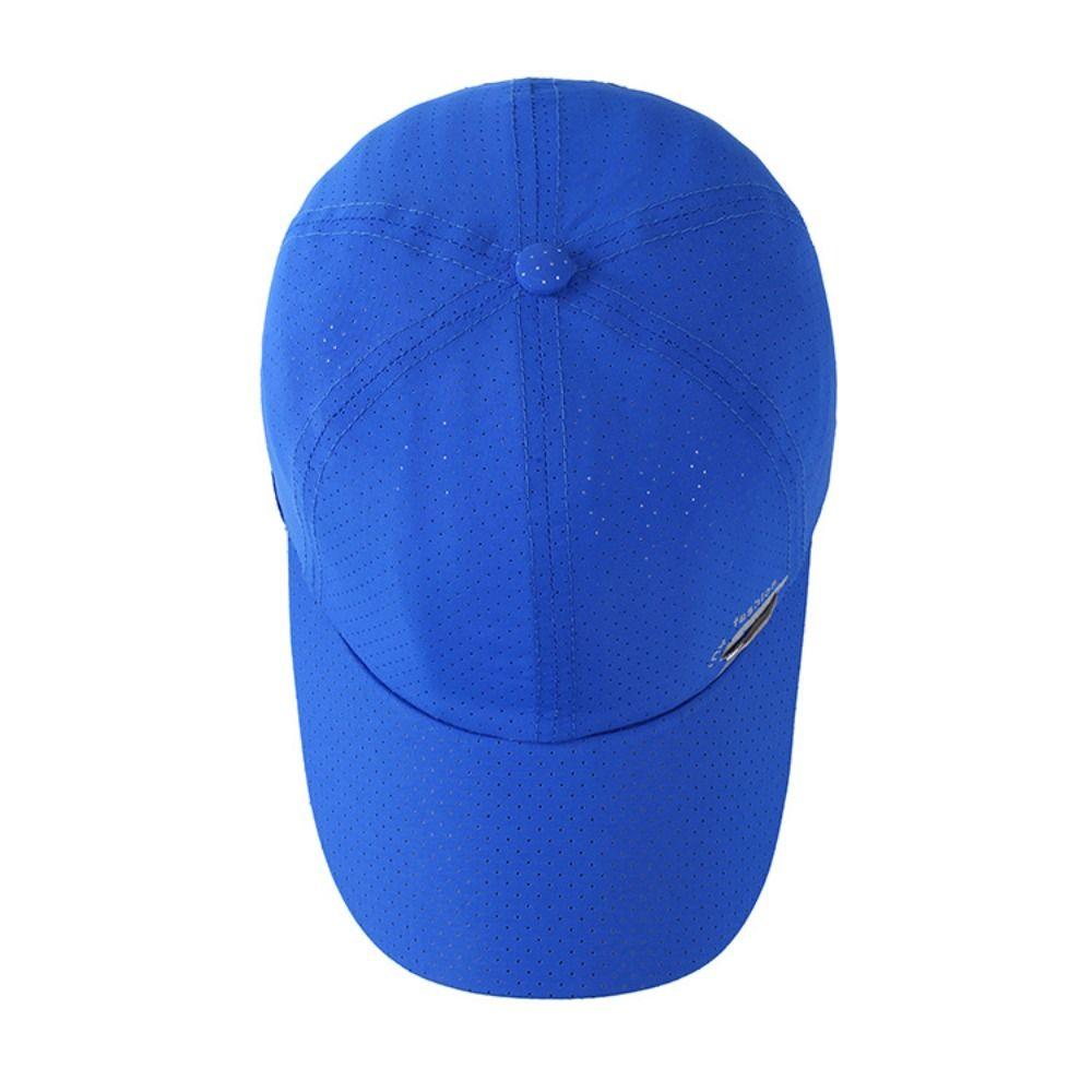 Sun Protection Quick-Drying Hat Breathable Perforated Travel Sports Hat Baseball Cap  For Women Men