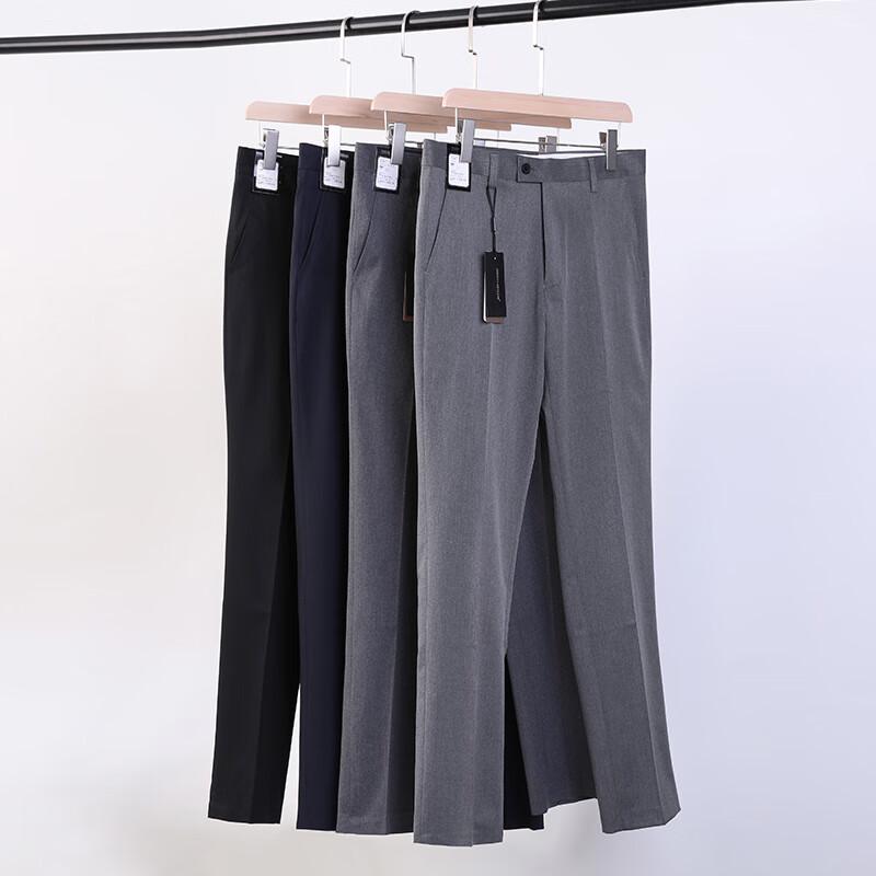 Tluoman Unisex Wrinkle-Resistant Business Suit Trousers