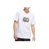 Adidas Originals Printed Metropolitan World Pips Short Sleeve T-Shirt Men Tops White HM9360