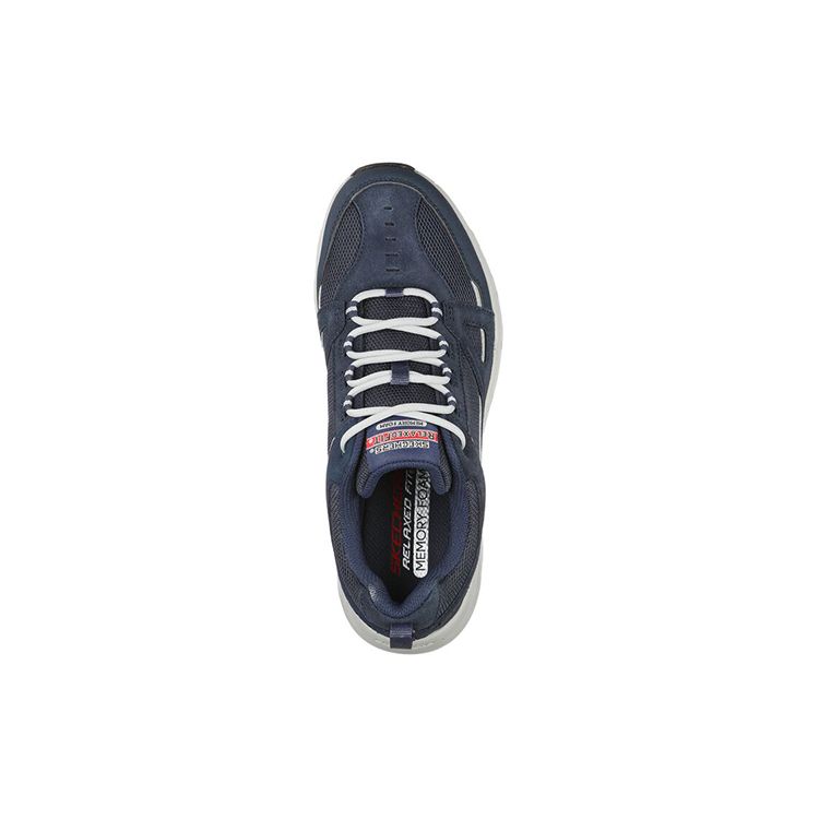 Skechers Oak Canyon Duelist Low Top Casual Running Shoes Men Sneaker Navy-Blue 237285-NVY