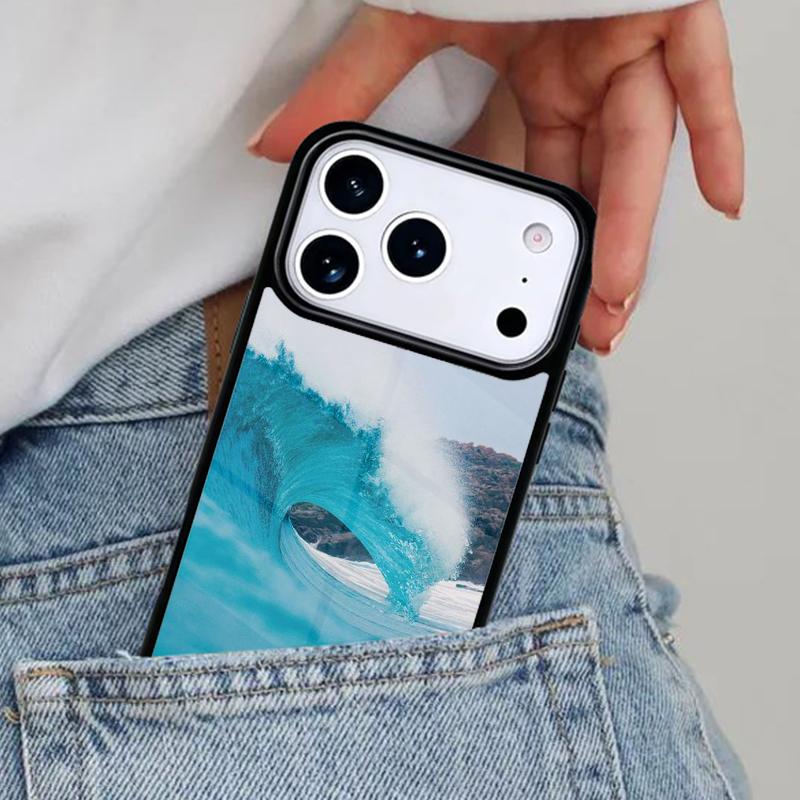 Surfing Wave Phone Case for iPhone 17ProMax 12 13 14 15 16e 17 Pro Max Plus Air Cover