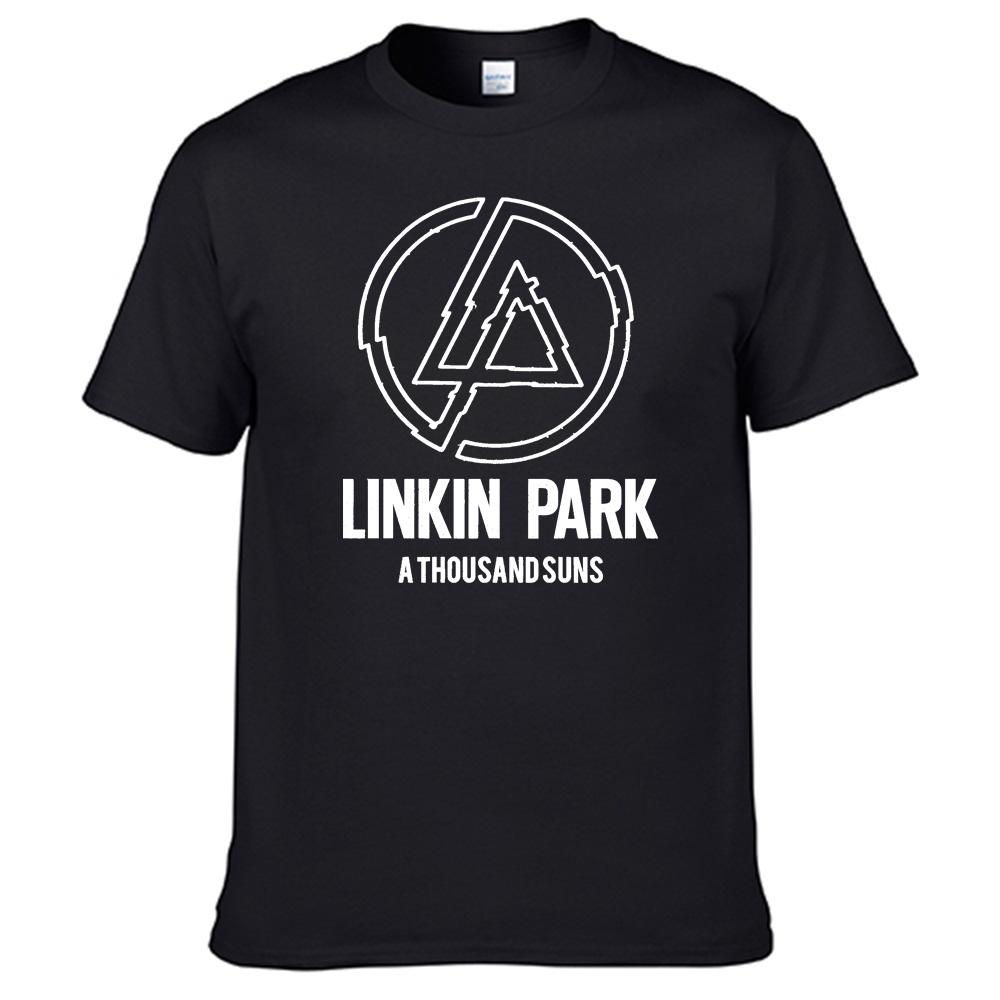 2026 Hot New Linkin Park Band Printed Graphic T-shirt Men's Short Sleeve T-shirt High Quality Women's Clothing Street Wear Casual Loose Tee Top