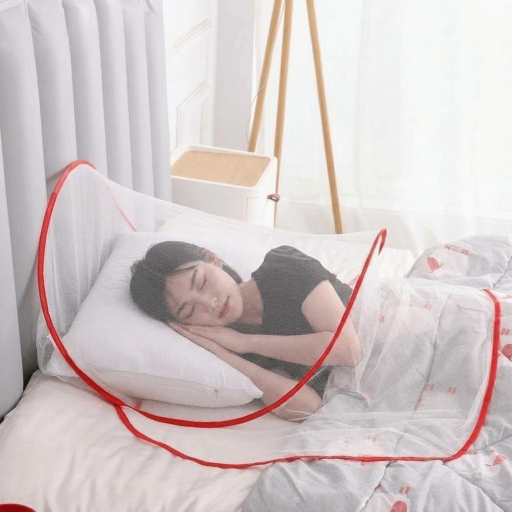 Lightweight Head Mosquito Tent Portable Mosquito Head Cover Folding Mosquito Net Travel