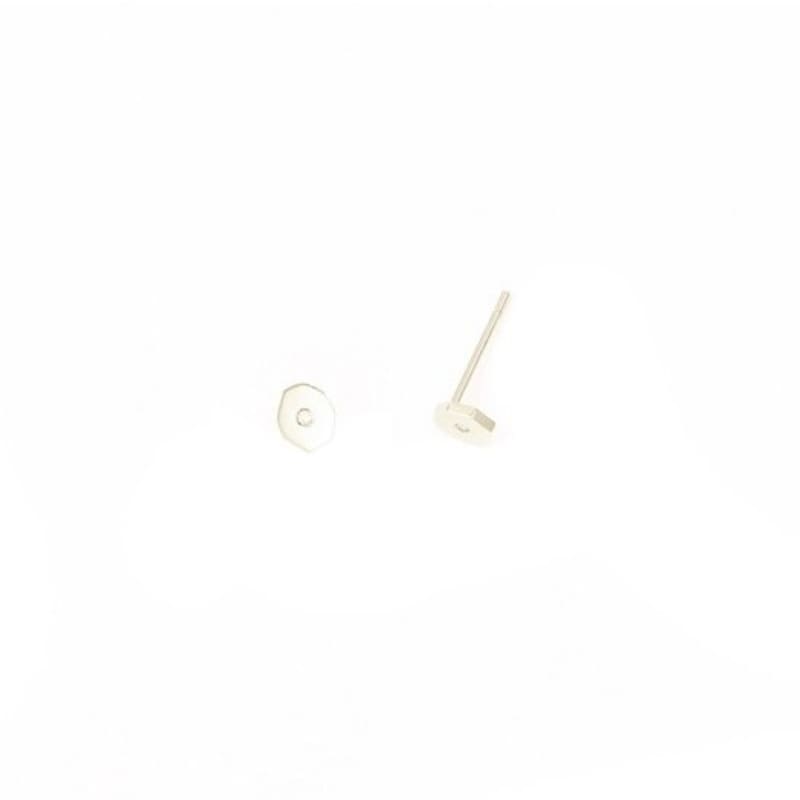 Felt&Son Kleine Siebeneck Diamant Ohrringe (14 Karat Gold)