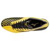Mizuno Wave Ignitus Round Toe Lace-Up AG (Rubber Short Studs) Durable Lightweight Soccer Shoes Men Soccer Shoes Yellow Black P1GA224409