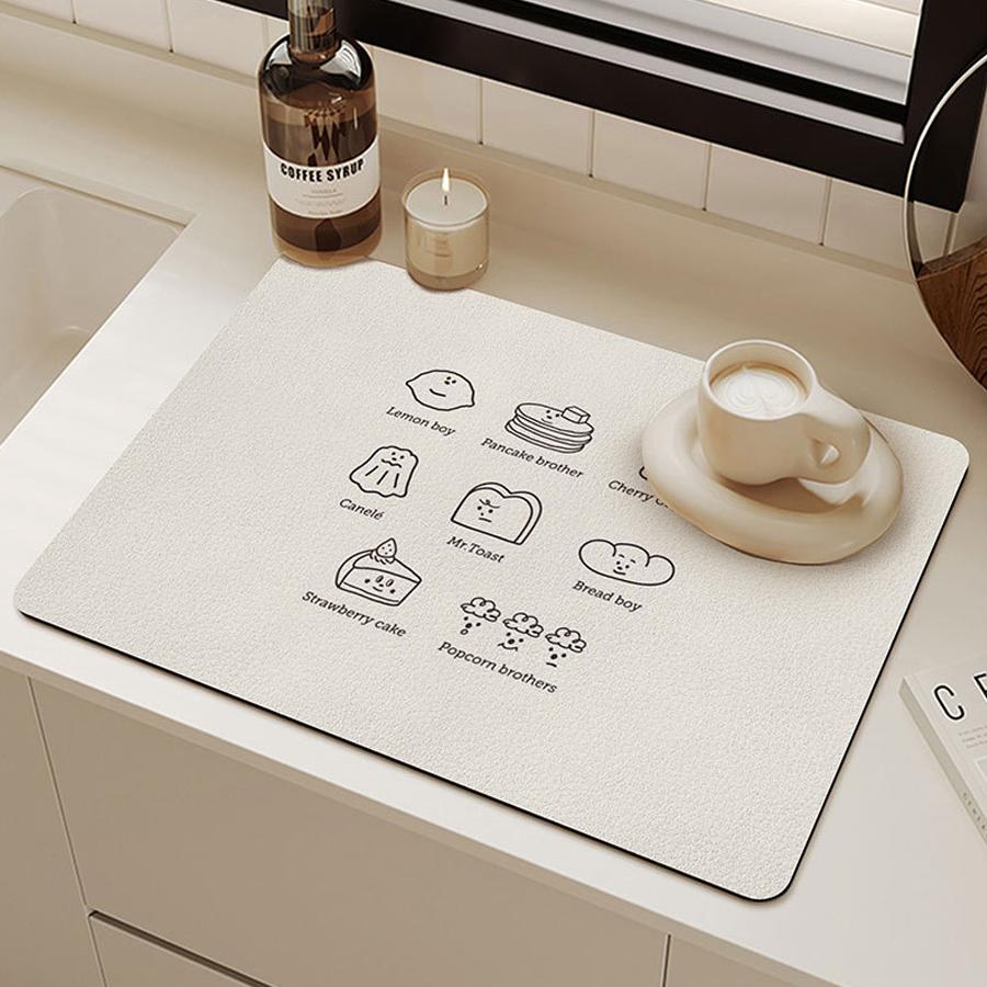 Multi-themed Placemats, Waterproof and Oil-resistant Household Table Mats, Kitchen Tabletop Decorative Mats.