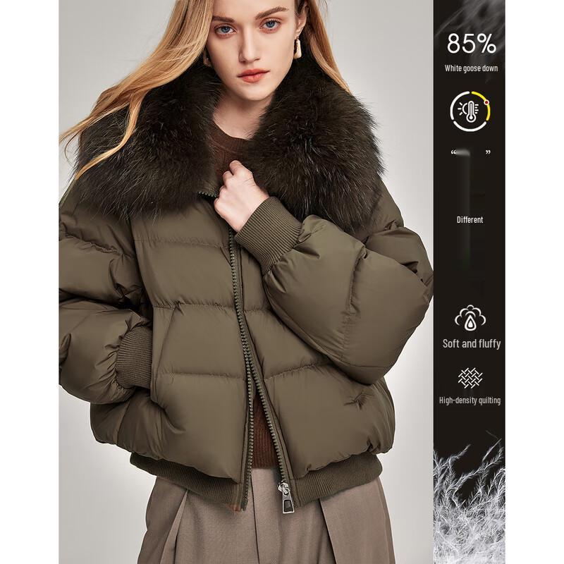Si Shui Nian Hua Women's Short Elegant Down Jacket