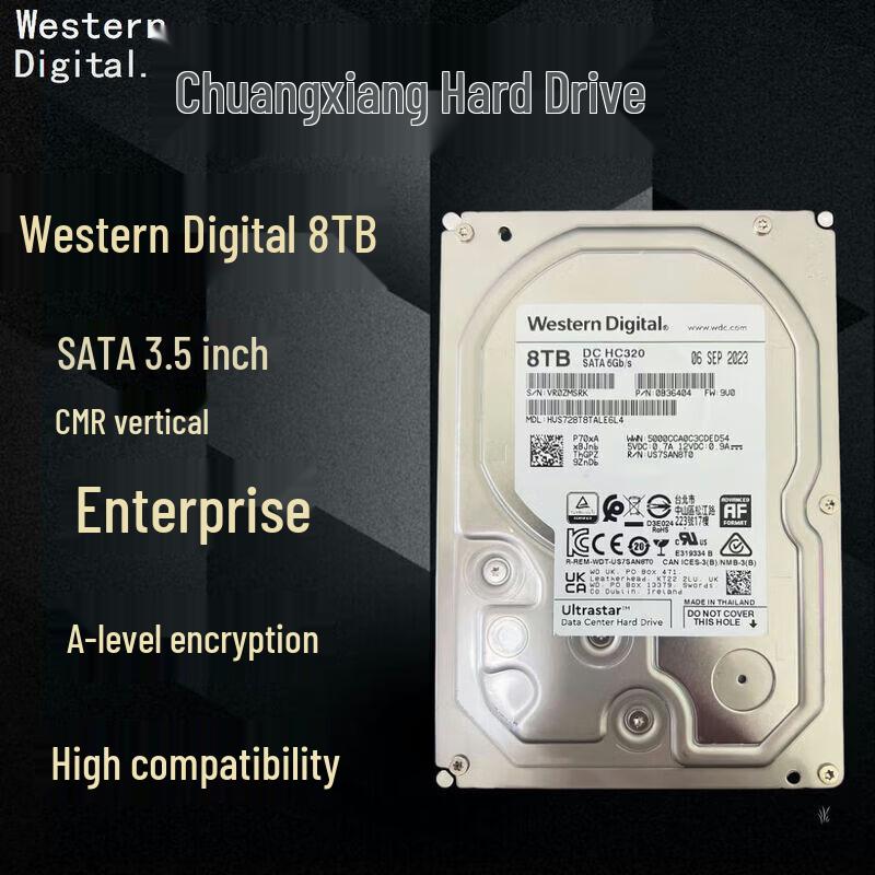 HIKVISION 8TB WD Enterprise Surveillance Hard Drive