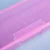 Empty Rectangle Storage Box Multifunction Nail Art Rhinestone Brush Tools Container Small Objects Pen Organizer Case