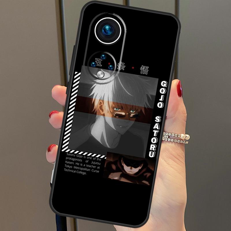 

Чехол Gojo Satoru Jujutsu Kaisen для Honor 50 Lite, чехол для Huawei P20 P30 P40 Pro Nova 9 5T P Smart 2021 8X 9X 10i Honor 50 Lite