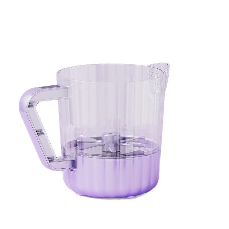 New egg beater, electric rice washing cup, automatic mixing cup, built-in foam filter and heightened cup body