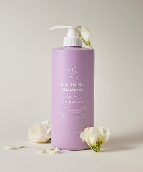 La Ferme Laminaria Shampoo White Musk 1000ml + LaFerme Sachet 6 Free NONE
