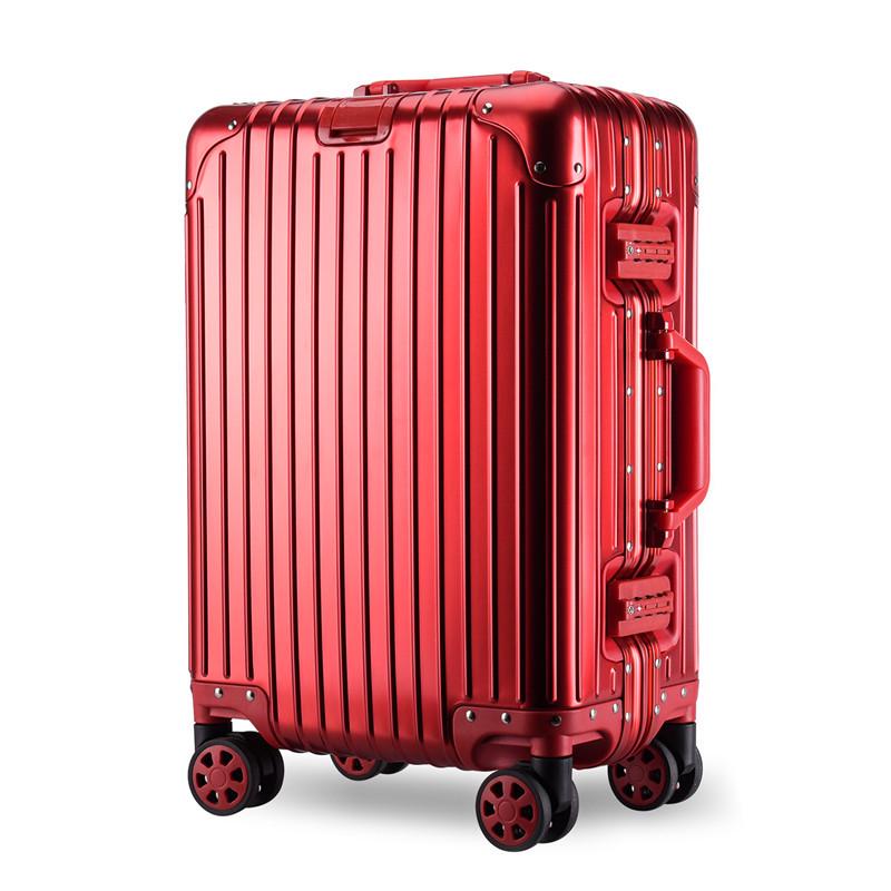 Slightly Flawed Aluminum-Magnesium Carry-on Trolley with Universal Wheels
