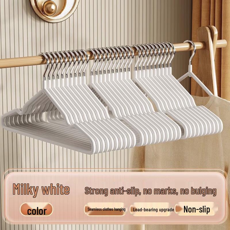 YIXI Non-slip Extra Thick Adult Hangers (10-Pack)