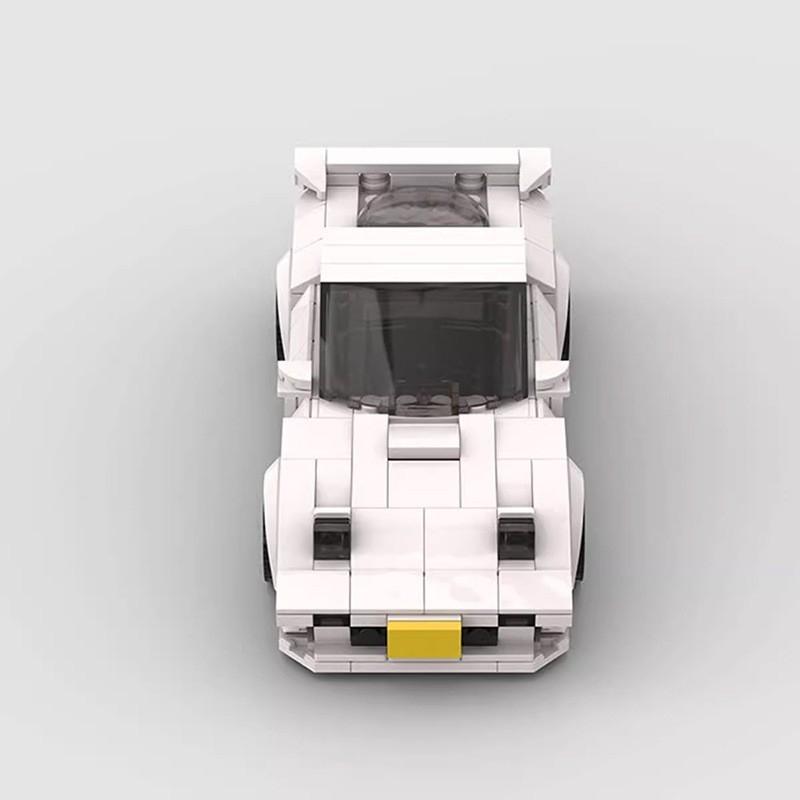 MOC Building Blocks 8-Stage Speed Racing Car Model RX7 Style DIY Assembly Bricks Toy Gift For Boys