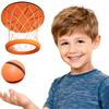1/2 Sets Ceiling Mount Basketball Hoop Toy with 1/2 Balls Indoor Hanging Mini Basketball Game Stress Relief Kids Basketballs Goal Toy