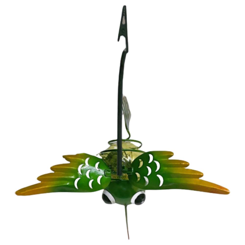 LED Hanging Flying Animals Lamp Cute Statue Ornament Lamp Simulation Animal Solar Light Yard Balcony Porch Garden Decoration