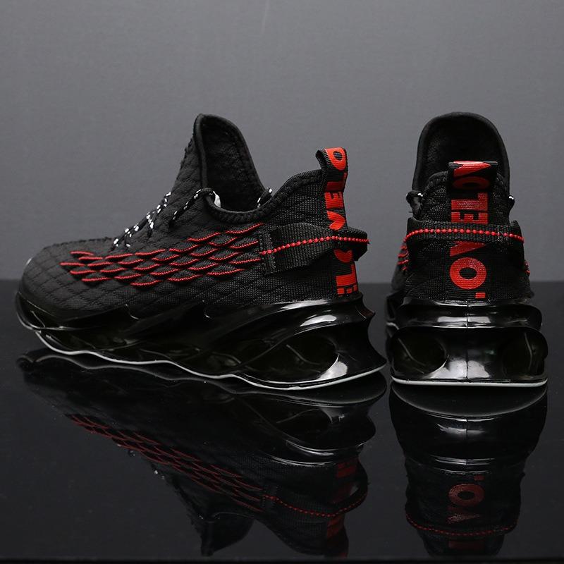 

Летняя новая обувь из сетки с плетением «муха», мужская дышащая повседневная обувь, кроссовки для бега, обувь для путешествий, мужская обувь, мужская спортивная обувь 44 чёрный