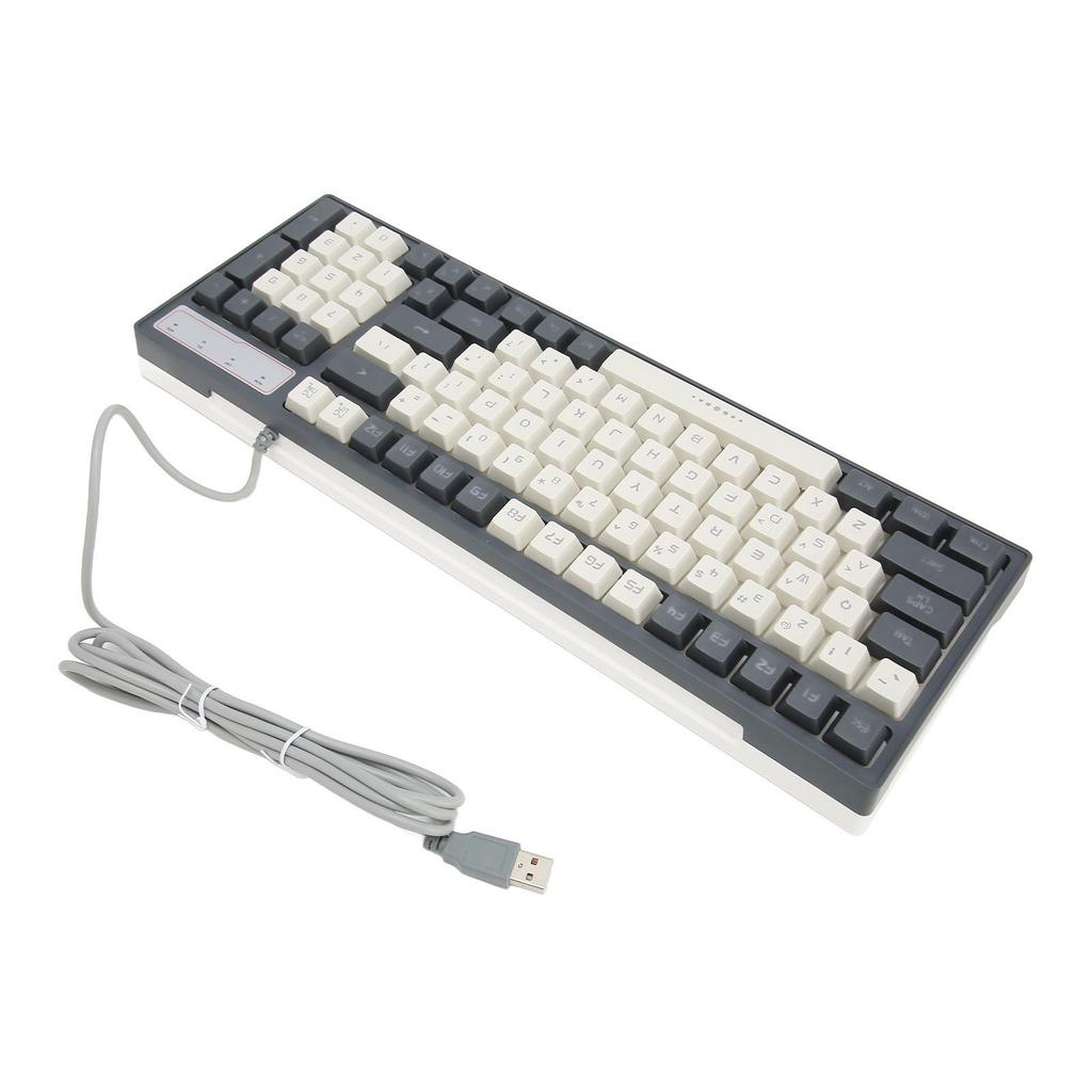 Gaming Keyboard RGB LED Backlight Mechanical Waterproof Compact 96 Keys USB Membrane Keyboard for Desktop Computer PC
