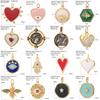 Evil Blue Eye Heart Necklace for Women Cute Gold Star Collars Diy Pendant Stainless Steel Chain High Quality