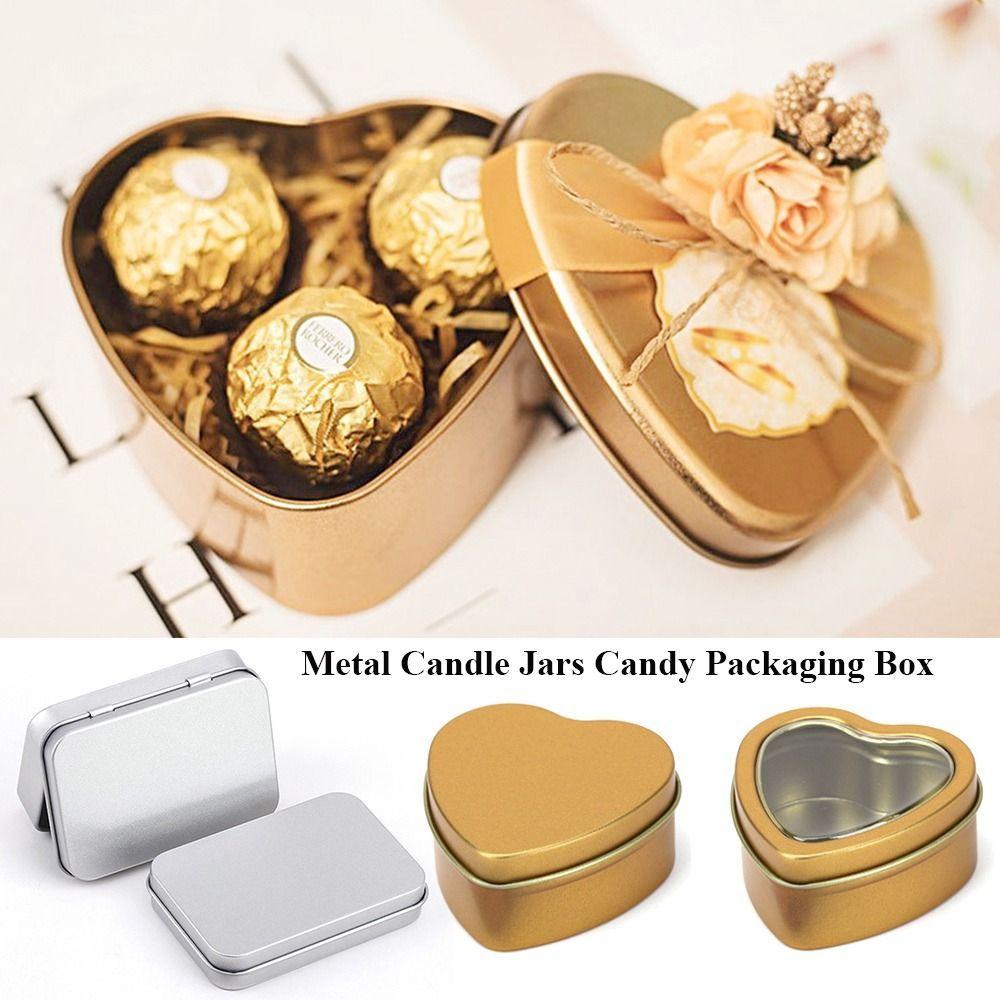 1Pc Refillable Tea Cans Metal Box Aluminum Tin Jar Nail Candle Cosmetic Container Candy Packaging Lid Storage Box for Cream Balm
