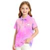 Girls' Polka Dot Printed T-Shirt for School Uniform and Casual Wear