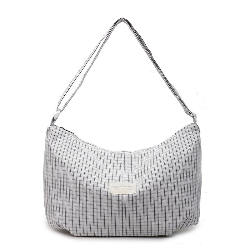 

Summer new large-capacity shoulder bag bag female college students commute leisure messenger tote bag One size