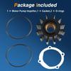 HIMARKLIF Pump Impeller Repair Kit Replaces Johnson Yanmar Sierra Indmar #: 09-812B 119773-42600 18-3306 S685007
