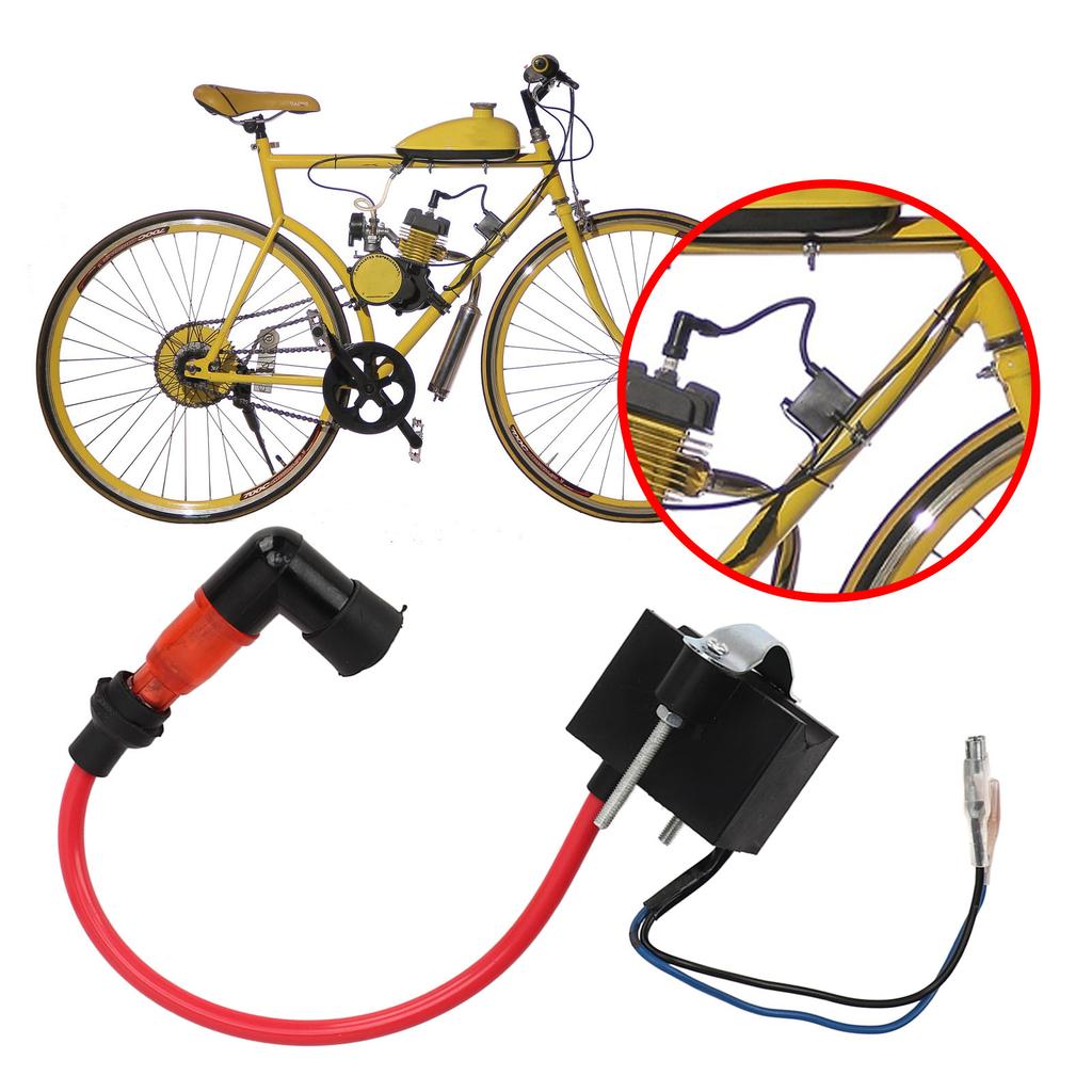 Ignition Coil High Performance Ignition Module for 49 50 60 66 70 80 2 Stroke Engine Motorized