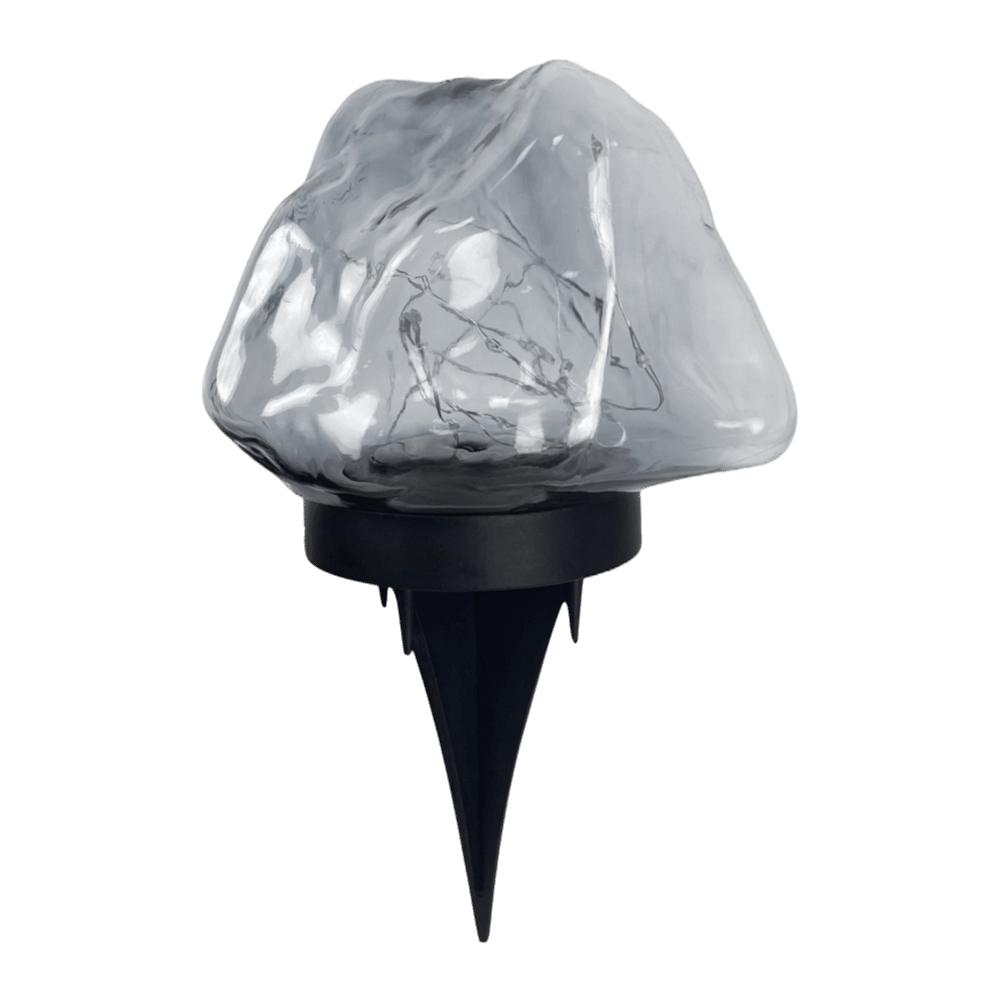 

Solar Powered Solar Stone Light Durable Material Waterproof Performance Garden Ambient Decor Light Soft Ambient Light белый