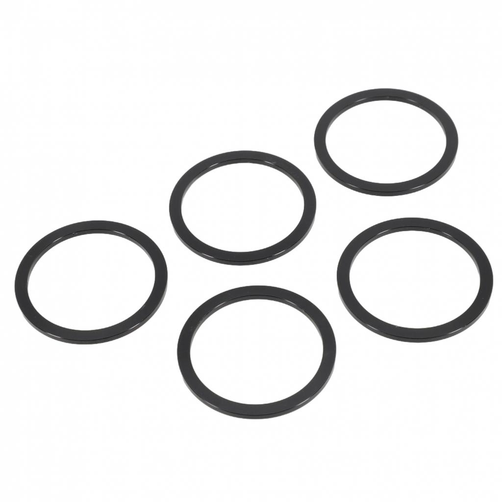 Versatile 5pcs Aluminium Alloy Spacer Set for Bike Cassette and Bottom Bracket