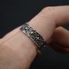 Retro Sun&Stars Adjustable Open Ring For Men Women Gothic Punk Edgy Silver-plated Copper  Unisex Accessories Lovers Gift