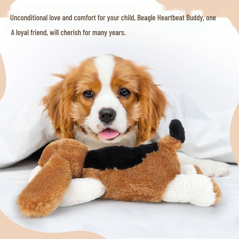 Peluche Antiansia con Battito Cardiaco per Animali Domestici - Cuscino Rilassante per Cani e Gatti