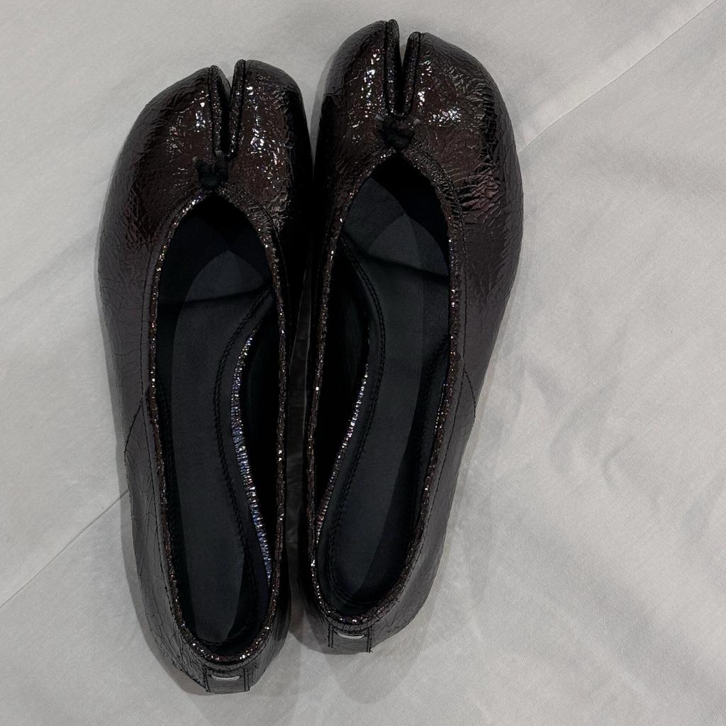 Aitas ādas versija~ Francijas sprādziena raksta pakavveida šķeltpurngala vienas kurpes sievietēm 2025 jaunas ādas vienpedāļa baletkurpes sievietēm