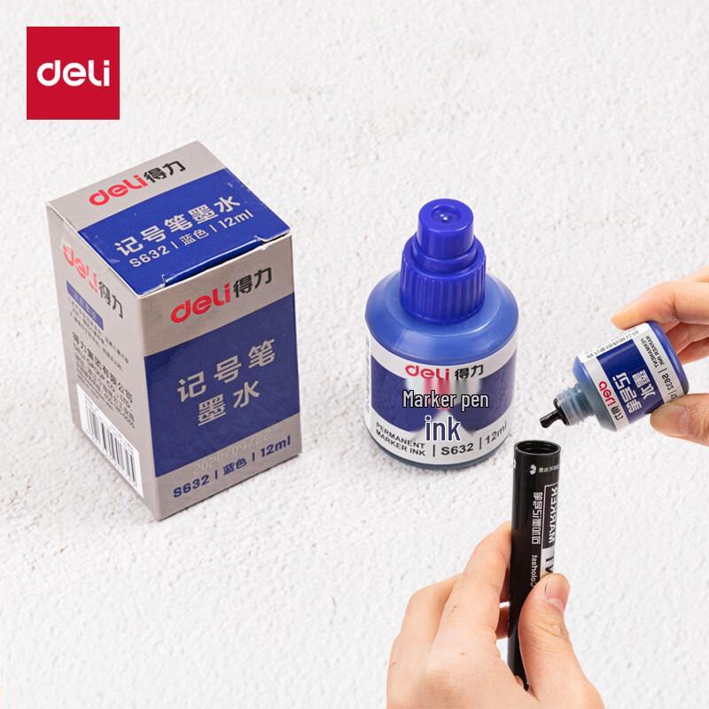 Deli S632 Refillable Marker Ink