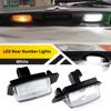 2Pcs For Peugeot 4007 2007-2013 / Peugeot ION 2010-2026 LED License Plate Light White 6000K