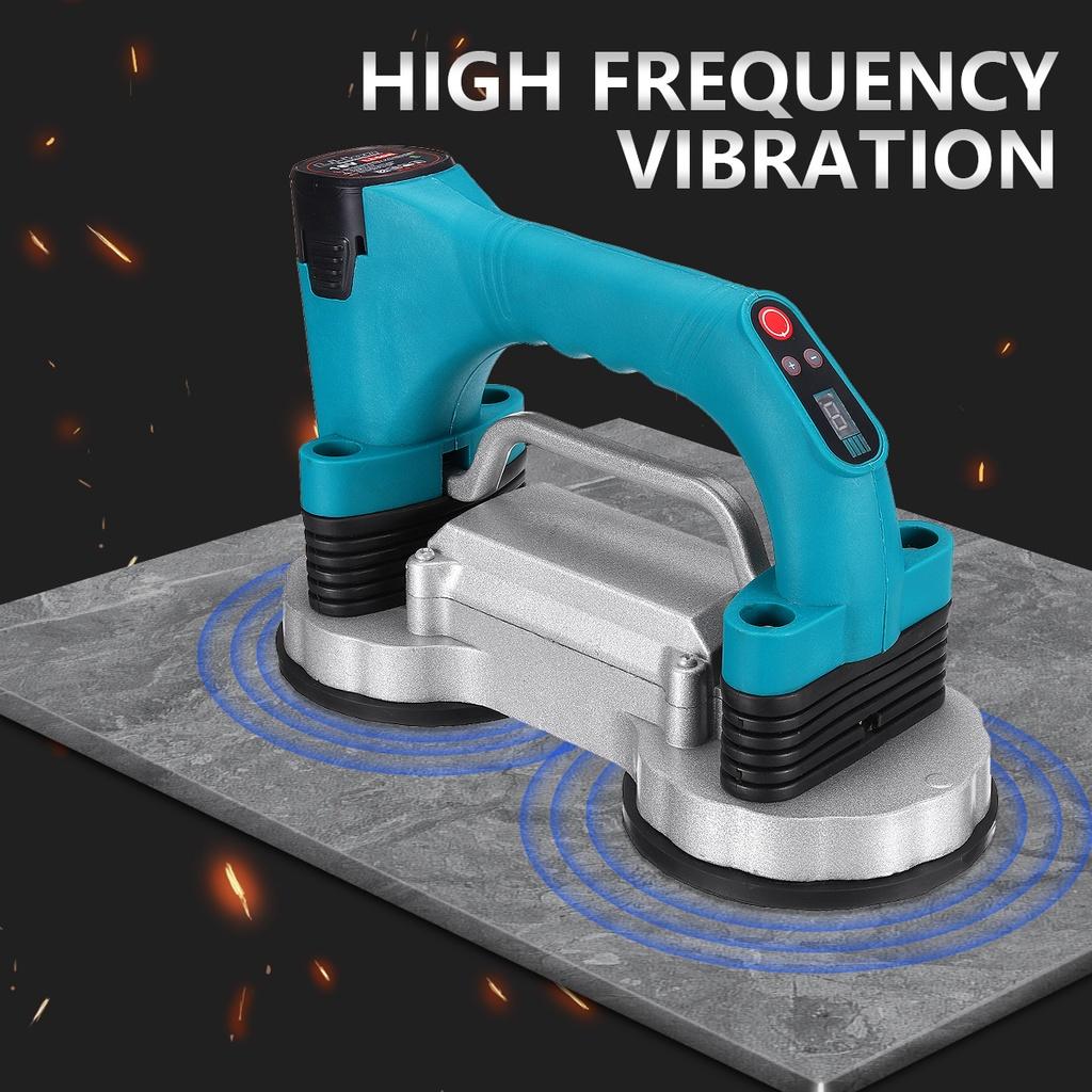 New 60-180cm Adjustable Tiling Tiles Machine Tiles Vibrator Suction Cup Protable Automatic Floor Vibrator Leveling Tool With Two Battery