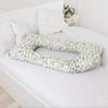 Pregnancy Pillow Type U for Side Sleeping and Breastfeeding - Wildflowers